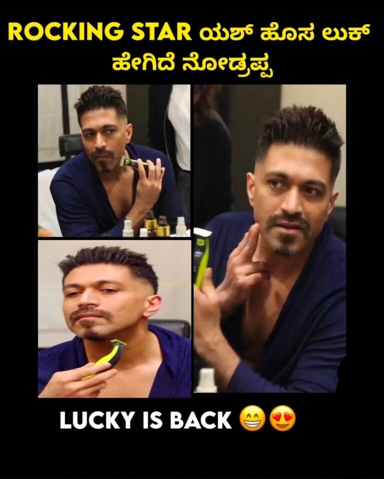 Rocking Star Yash New Look for Toxic: A Fairy Tale for Grown-Ups movie